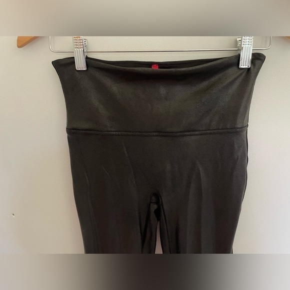 SPANX Faux Leather Leggings | Size Medium - Picture 3 of 9